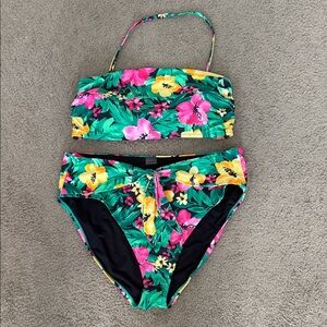 Old Navy bikini high waist bandeau top size XL